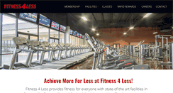 Desktop Screenshot of fitness-4-less.com